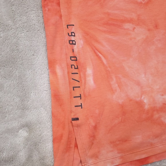 Lululemon License To Train Tank Always Agile Top Orange Tie Dye Men's XXL - Picture 3 of 8